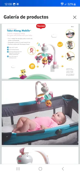 Móvil Cuna Tiny Love Princess Tales Musical