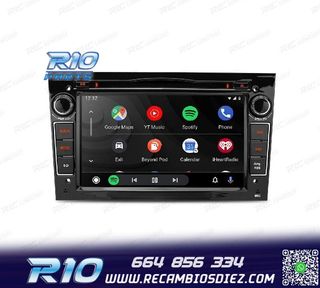 RADIO GPS ANDROID 11 PARA OPEL ASTRA H VIVARO ZAFIRA VECTRA
