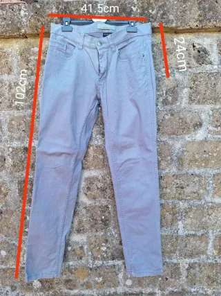 Pantaloni estivi grigi