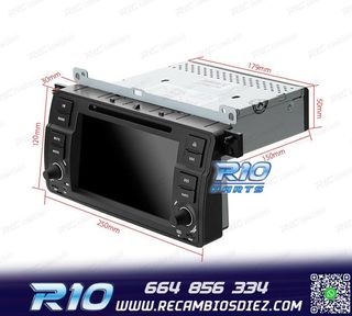 RADIO NAVEGADOR 7" PARA BMW SERIE 3 E46 98-06 USB GPS TACTIL