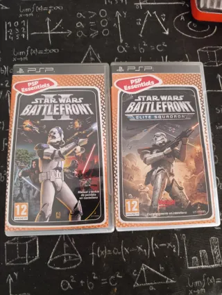 2 Juegos PSP Star Wars Battlefront II y Elite Squa