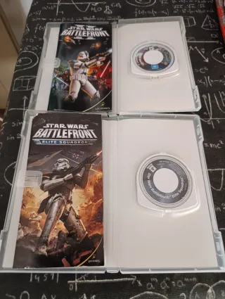 2 Juegos PSP Star Wars Battlefront II y Elite Squa