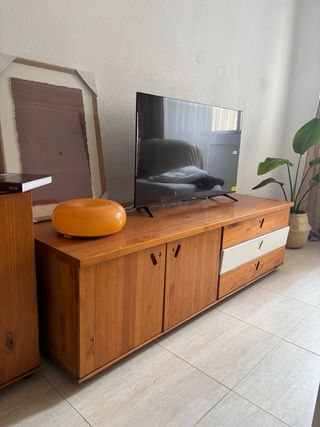 Mueble vintage de pino - estilo nórdico años 70