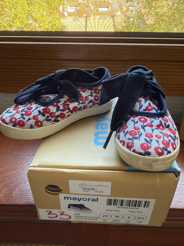 Zapatillas deportivas Mayoral niña talla 23