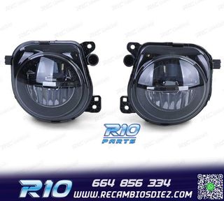 FAROS ANTINIEBLA BMW F10 F11 F07 LCI 13-16 LED CRISTAL CROMO