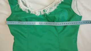 Vestido Flamenco Verde con Volantes