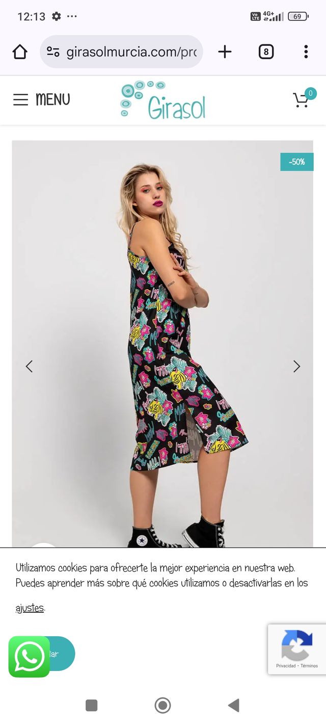 Vestido Lolina Soy Tigresa Talla xs