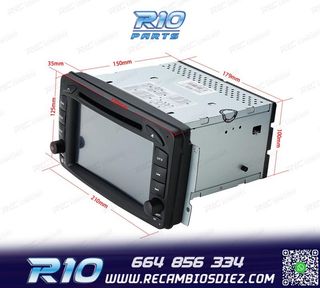 RADIO NAVEGADOR PARA MERCEDES CLASE A C CLK USB GPS TACTIL H