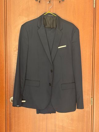 Traje Zara Man Azul Marino Talla 54/44