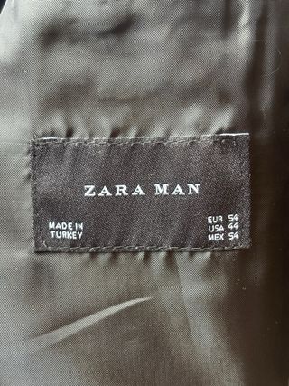 Traje Zara Man Azul Marino Talla 54/44