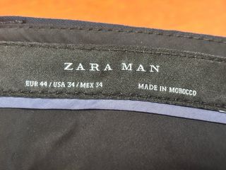 Traje Zara Man Azul Marino Talla 54/44