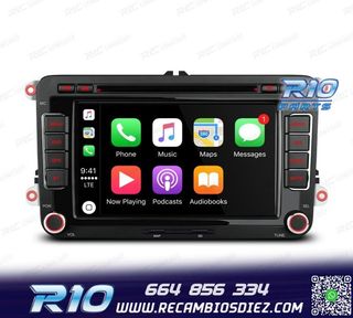 RADIO GPS ANDROID 13 PARA VOLKSWAGEN VW SEAT SKODA TOURAN 7"