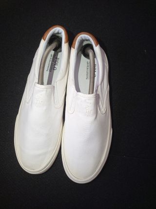 Alpargatas Polo Ralph Lauren Blancas Talla 44