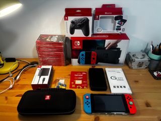 Pack Nintendo Switch V1 2017 c/ 16 juegos