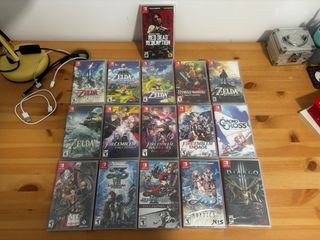 Pack Nintendo Switch V1 2017 c/ 16 juegos