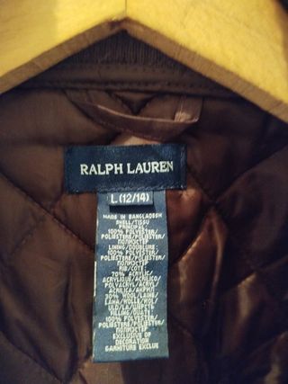 Chaqueta Ralph Lauren acolchada talla 12-14