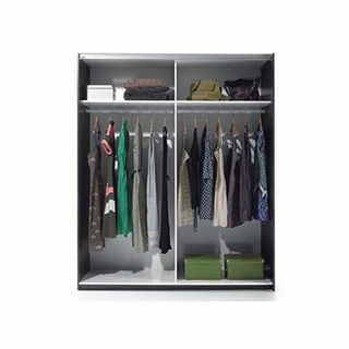 Armario 180x204x65 cm 2 Puertas Correderas. Blanc