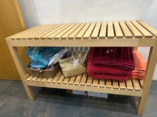 Mueble baño madera IKEA