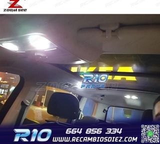 KIT 21 BOMBILLAS LED INTERIOR SEAT ALHAMBRA II MK2 710 711 1