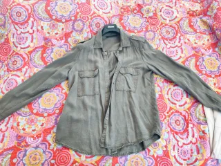 Camisa militar verde