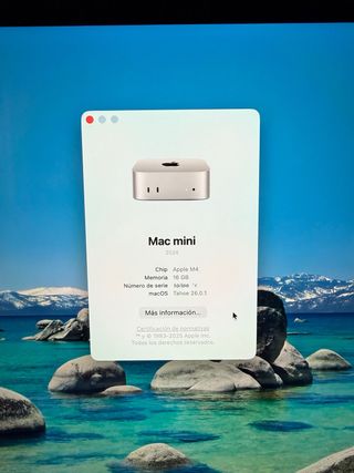 Mac mini M4 2TB SSD Plata 2024
