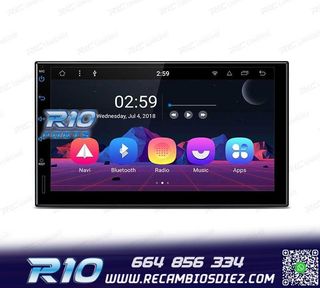 RADIO GPS ANDROID 8.1 7" OCTA-CORE 2DIN MULTIMEDIA PANTALLA