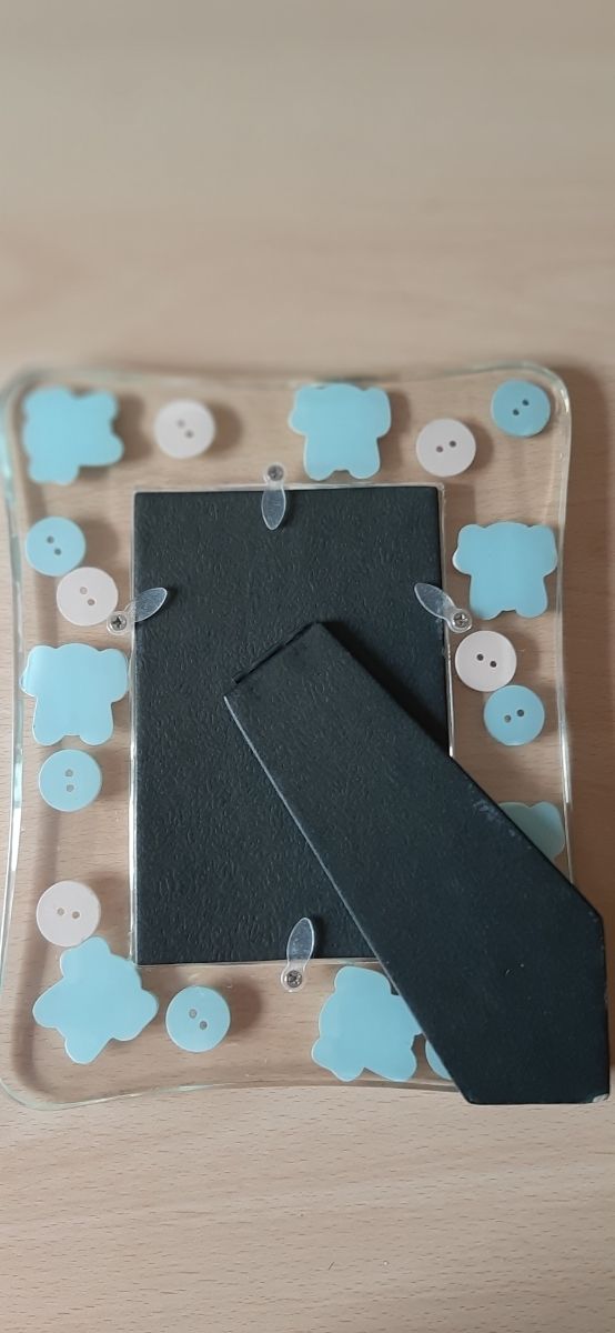 Portafotos infantil elefantes y botones