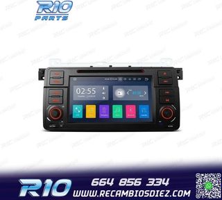 RADIO GPS ANDROID 13 PARA BMW SERIE 3 E46 PANTALLA TÁCTIL 7