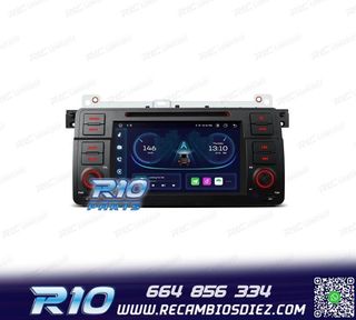 RADIO GPS ANDROID 13 PARA BMW SERIE 3 E46 PANTALLA TÁCTIL 7