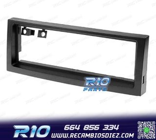 MARCO NEGRO RADIO 1-DIN PARA PEUGEOT CITROEN