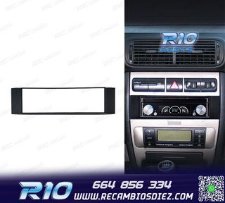 MARCO NEGRO RADIO 1-DIN PARA AUDI A3 8L A6 4B SEAT LEON TOLE