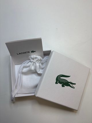 Pulsera Lacoste Plata Cocodrilo