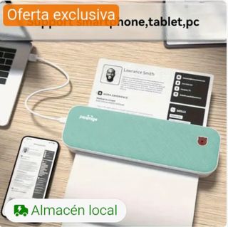 Impresora Térmica Portátil A4 Penpage Verde