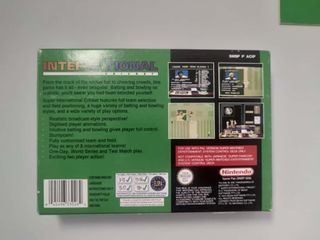 Super International Cricket Super Nintendo SNES