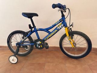 Bicicleta Orbea 16 Azul y Amarilla