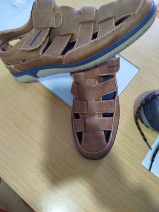 Sandalias Marrones Hombre