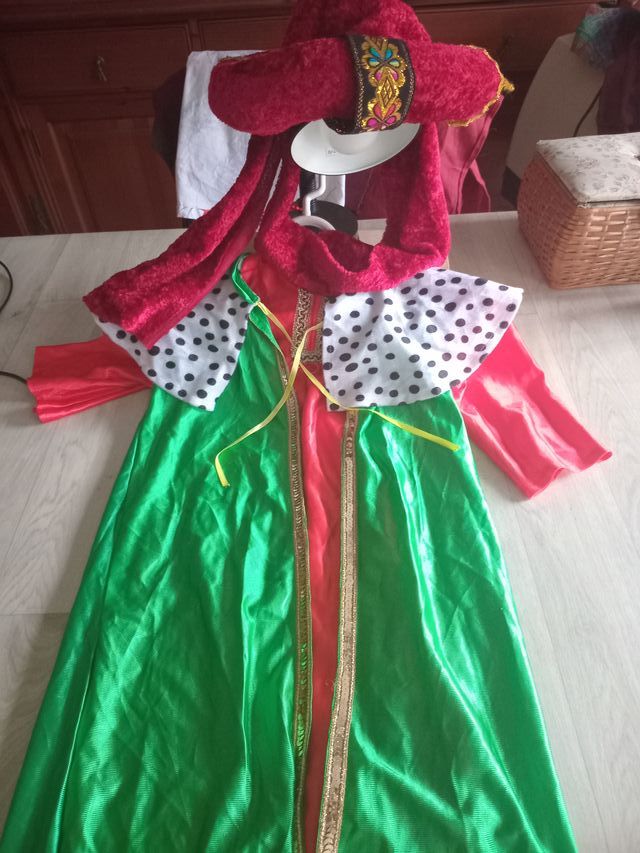 4 Disfraces Rey Mago,Caballero,Spider-Man 4-7 años