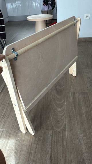 Mesa auxiliar de madera plegable