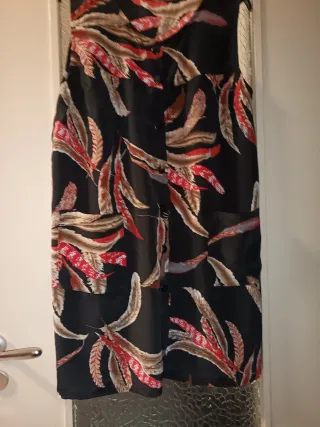 Abito vintage estivo fantasia piuma