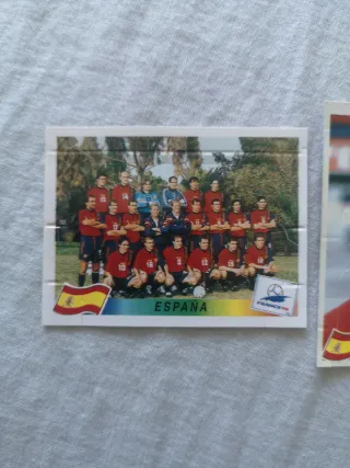 2 Cromos Pop Up Mundial Francia 98 España