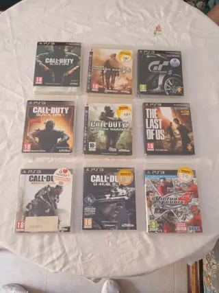 Lote de Juegos PS3 Call of Duty, Gran Turismo, etc