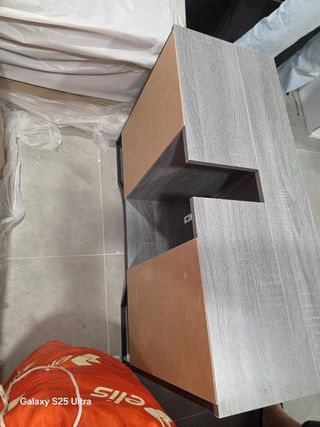 Mueble de baño nuevo madera y metal