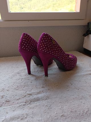 Zapatos de fiesta Xti morados