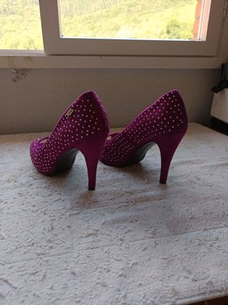 Zapatos de fiesta Xti morados