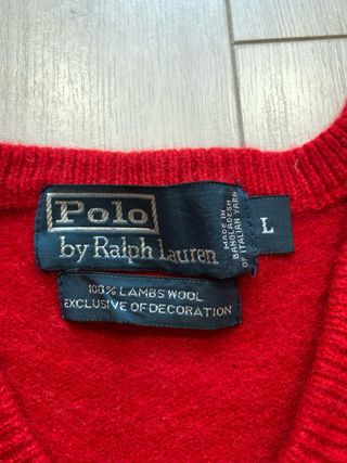 Jersey Ralph Lauren Rojo 