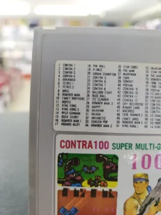 Cartucho Compatible Nintendo Contra 100