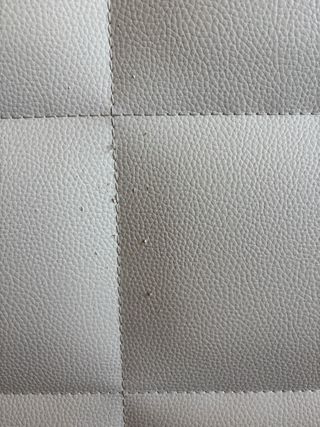 Cabecero de cama polipiel beige