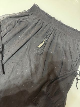 Vestido/camisa Zara brillante 
