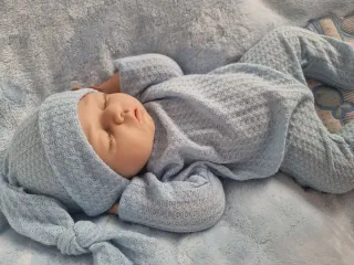 Muñeca Reborn Silicona Blanda Platino