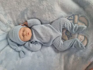 Muñeca Reborn Silicona Blanda Platino